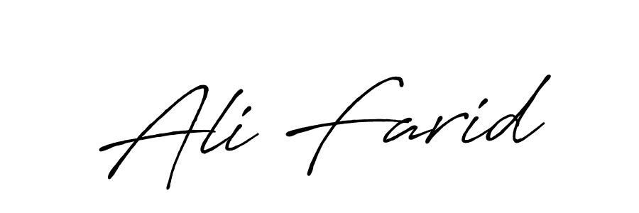 Make a beautiful signature design for name Ali Farid. Use this online signature maker to create a handwritten signature for free. Ali Farid signature style 7 images and pictures png