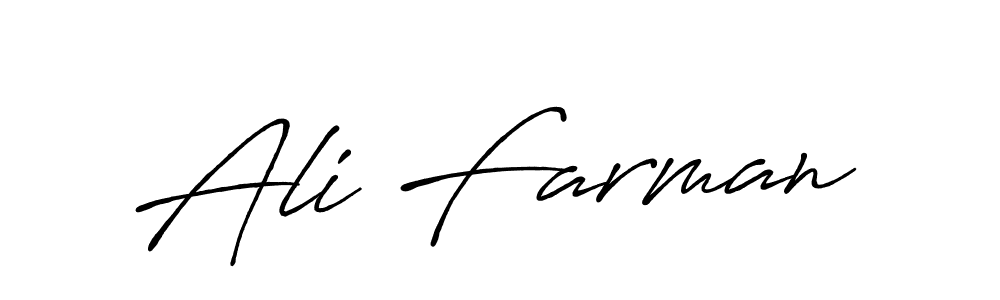 Also You can easily find your signature by using the search form. We will create Ali Farman name handwritten signature images for you free of cost using Antro_Vectra_Bolder sign style. Ali Farman signature style 7 images and pictures png