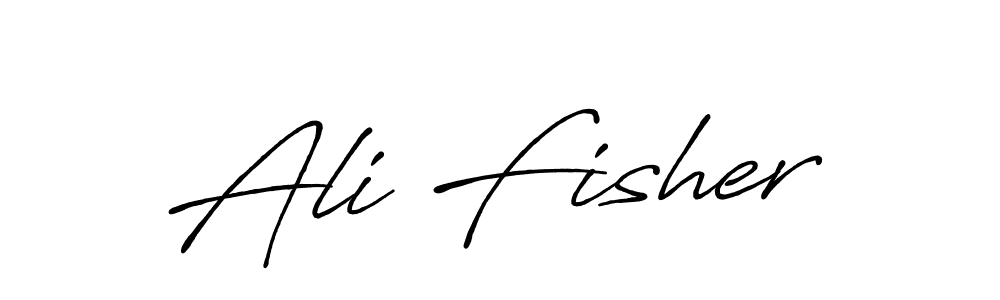 You should practise on your own different ways (Antro_Vectra_Bolder) to write your name (Ali Fisher) in signature. don't let someone else do it for you. Ali Fisher signature style 7 images and pictures png