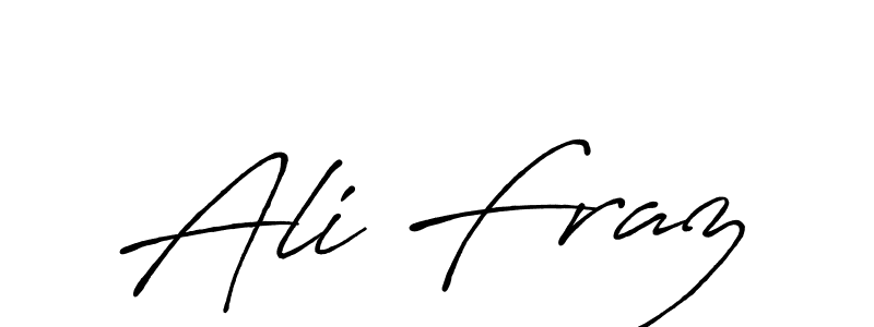 You should practise on your own different ways (Antro_Vectra_Bolder) to write your name (Ali Fraz) in signature. don't let someone else do it for you. Ali Fraz signature style 7 images and pictures png