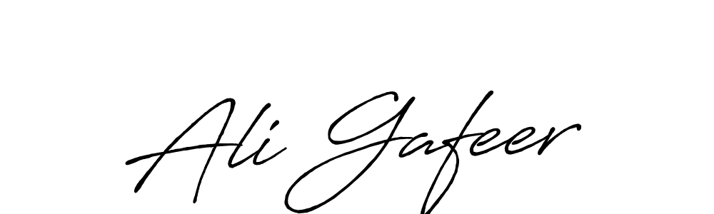 Use a signature maker to create a handwritten signature online. With this signature software, you can design (Antro_Vectra_Bolder) your own signature for name Ali Gafeer. Ali Gafeer signature style 7 images and pictures png