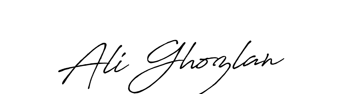 The best way (Antro_Vectra_Bolder) to make a short signature is to pick only two or three words in your name. The name Ali Ghozlan include a total of six letters. For converting this name. Ali Ghozlan signature style 7 images and pictures png