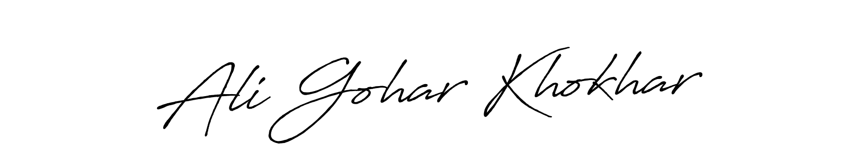 Here are the top 10 professional signature styles for the name Ali Gohar Khokhar. These are the best autograph styles you can use for your name. Ali Gohar Khokhar signature style 7 images and pictures png