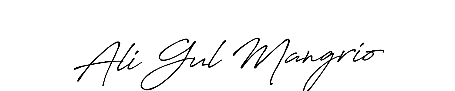 How to Draw Ali Gul Mangrio signature style? Antro_Vectra_Bolder is a latest design signature styles for name Ali Gul Mangrio. Ali Gul Mangrio signature style 7 images and pictures png