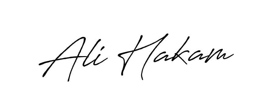 Design your own signature with our free online signature maker. With this signature software, you can create a handwritten (Antro_Vectra_Bolder) signature for name Ali Hakam. Ali Hakam signature style 7 images and pictures png