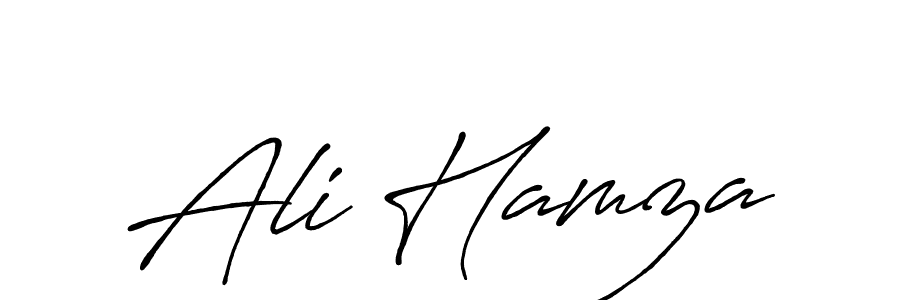 Similarly Antro_Vectra_Bolder is the best handwritten signature design. Signature creator online .You can use it as an online autograph creator for name Ali Hamza. Ali Hamza signature style 7 images and pictures png
