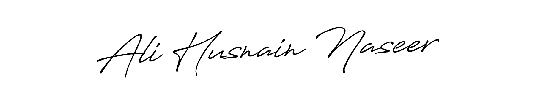 You should practise on your own different ways (Antro_Vectra_Bolder) to write your name (Ali Husnain Naseer) in signature. don't let someone else do it for you. Ali Husnain Naseer signature style 7 images and pictures png