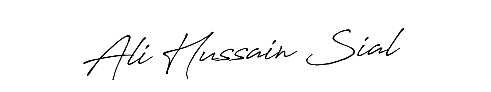 if you are searching for the best signature style for your name Ali Hussain Sial. so please give up your signature search. here we have designed multiple signature styles  using Antro_Vectra_Bolder. Ali Hussain Sial signature style 7 images and pictures png