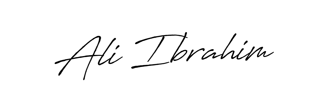 It looks lik you need a new signature style for name Ali Ibrahim. Design unique handwritten (Antro_Vectra_Bolder) signature with our free signature maker in just a few clicks. Ali Ibrahim signature style 7 images and pictures png