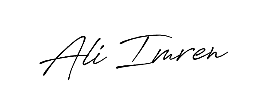 Also we have Ali Imren name is the best signature style. Create professional handwritten signature collection using Antro_Vectra_Bolder autograph style. Ali Imren signature style 7 images and pictures png