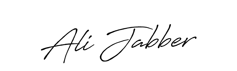 You should practise on your own different ways (Antro_Vectra_Bolder) to write your name (Ali Jabber) in signature. don't let someone else do it for you. Ali Jabber signature style 7 images and pictures png