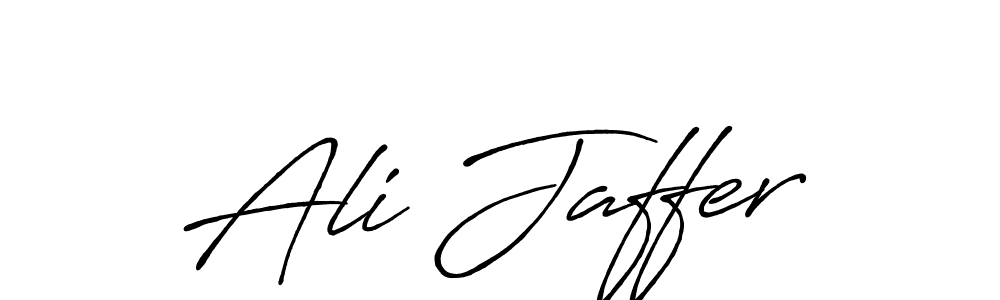 Also we have Ali Jaffer name is the best signature style. Create professional handwritten signature collection using Antro_Vectra_Bolder autograph style. Ali Jaffer signature style 7 images and pictures png