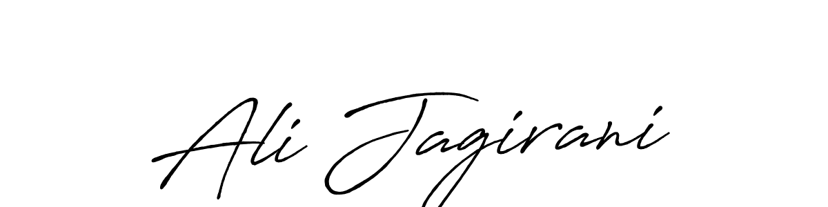 The best way (Antro_Vectra_Bolder) to make a short signature is to pick only two or three words in your name. The name Ali Jagirani include a total of six letters. For converting this name. Ali Jagirani signature style 7 images and pictures png