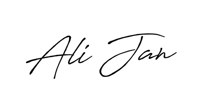 Make a beautiful signature design for name Ali Jan. With this signature (Antro_Vectra_Bolder) style, you can create a handwritten signature for free. Ali Jan signature style 7 images and pictures png