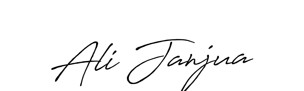 Design your own signature with our free online signature maker. With this signature software, you can create a handwritten (Antro_Vectra_Bolder) signature for name Ali Janjua. Ali Janjua signature style 7 images and pictures png