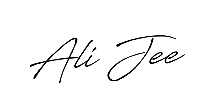 Create a beautiful signature design for name Ali Jee. With this signature (Antro_Vectra_Bolder) fonts, you can make a handwritten signature for free. Ali Jee signature style 7 images and pictures png