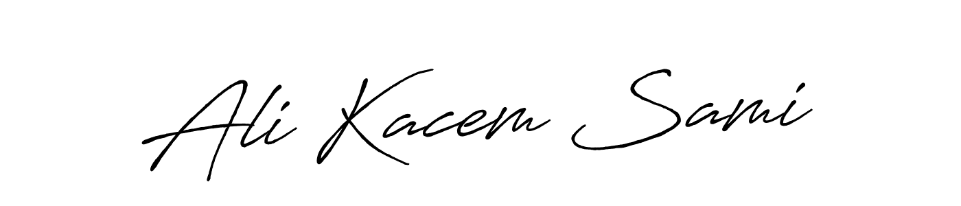 Make a short Ali Kacem Sami signature style. Manage your documents anywhere anytime using Antro_Vectra_Bolder. Create and add eSignatures, submit forms, share and send files easily. Ali Kacem Sami signature style 7 images and pictures png