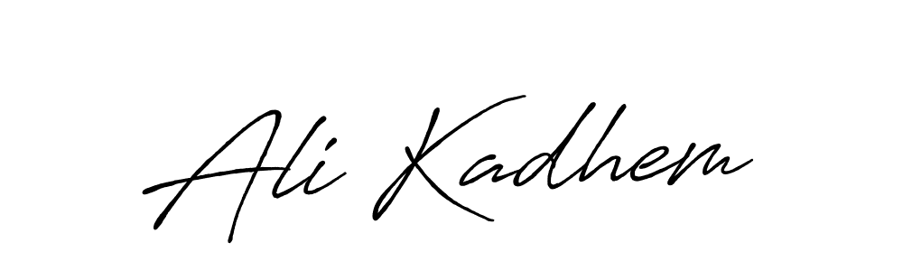 How to make Ali Kadhem signature? Antro_Vectra_Bolder is a professional autograph style. Create handwritten signature for Ali Kadhem name. Ali Kadhem signature style 7 images and pictures png