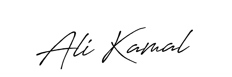 Create a beautiful signature design for name Ali Kamal. With this signature (Antro_Vectra_Bolder) fonts, you can make a handwritten signature for free. Ali Kamal signature style 7 images and pictures png