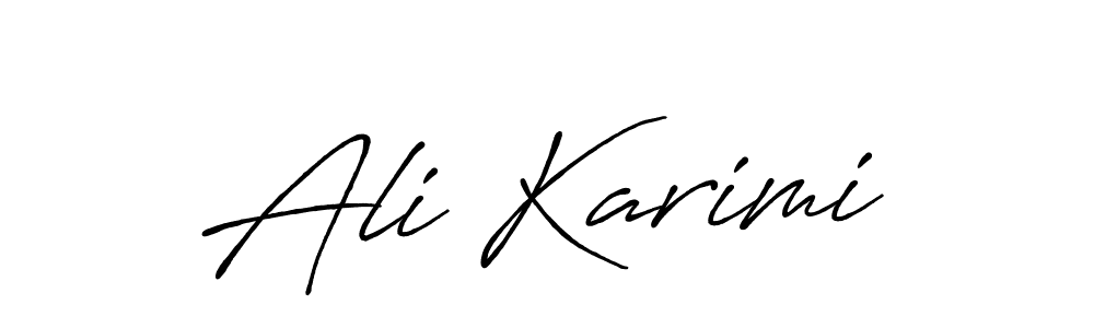 Antro_Vectra_Bolder is a professional signature style that is perfect for those who want to add a touch of class to their signature. It is also a great choice for those who want to make their signature more unique. Get Ali Karimi name to fancy signature for free. Ali Karimi signature style 7 images and pictures png