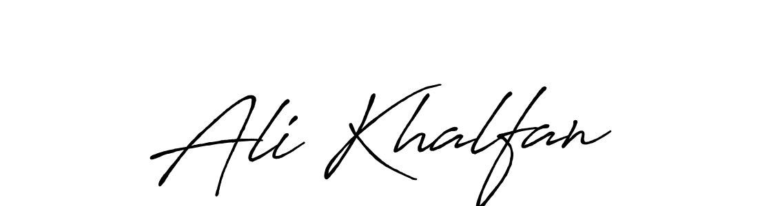 Ali Khalfan stylish signature style. Best Handwritten Sign (Antro_Vectra_Bolder) for my name. Handwritten Signature Collection Ideas for my name Ali Khalfan. Ali Khalfan signature style 7 images and pictures png