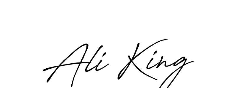 It looks lik you need a new signature style for name Ali King. Design unique handwritten (Antro_Vectra_Bolder) signature with our free signature maker in just a few clicks. Ali King signature style 7 images and pictures png