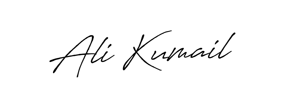 You can use this online signature creator to create a handwritten signature for the name Ali Kumail. This is the best online autograph maker. Ali Kumail signature style 7 images and pictures png