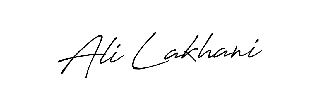 You should practise on your own different ways (Antro_Vectra_Bolder) to write your name (Ali Lakhani) in signature. don't let someone else do it for you. Ali Lakhani signature style 7 images and pictures png