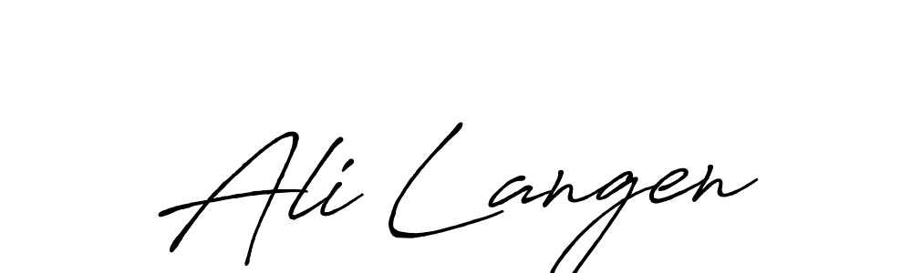 See photos of Ali Langen official signature by Spectra . Check more albums & portfolios. Read reviews & check more about Antro_Vectra_Bolder font. Ali Langen signature style 7 images and pictures png
