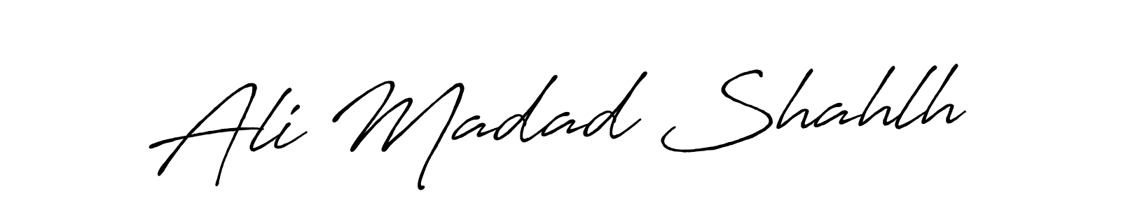 Design your own signature with our free online signature maker. With this signature software, you can create a handwritten (Antro_Vectra_Bolder) signature for name Ali Madad Shahlh. Ali Madad Shahlh signature style 7 images and pictures png