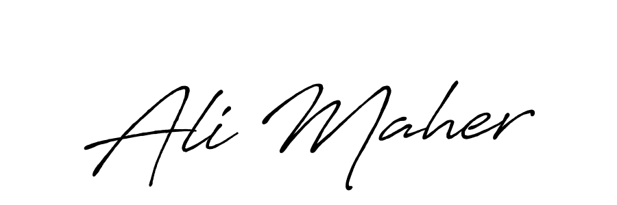 It looks lik you need a new signature style for name Ali Maher. Design unique handwritten (Antro_Vectra_Bolder) signature with our free signature maker in just a few clicks. Ali Maher signature style 7 images and pictures png