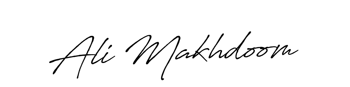 How to make Ali Makhdoom signature? Antro_Vectra_Bolder is a professional autograph style. Create handwritten signature for Ali Makhdoom name. Ali Makhdoom signature style 7 images and pictures png