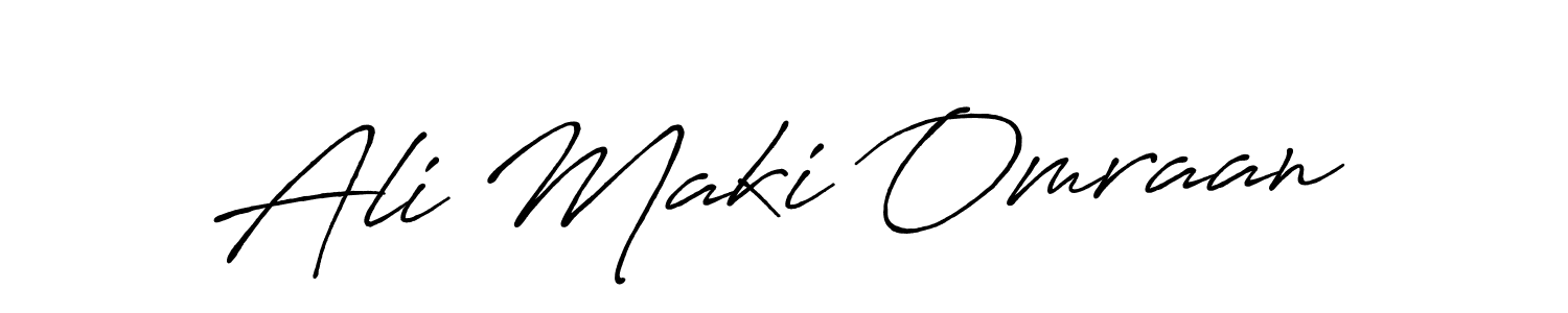 Here are the top 10 professional signature styles for the name Ali Maki Omraan. These are the best autograph styles you can use for your name. Ali Maki Omraan signature style 7 images and pictures png