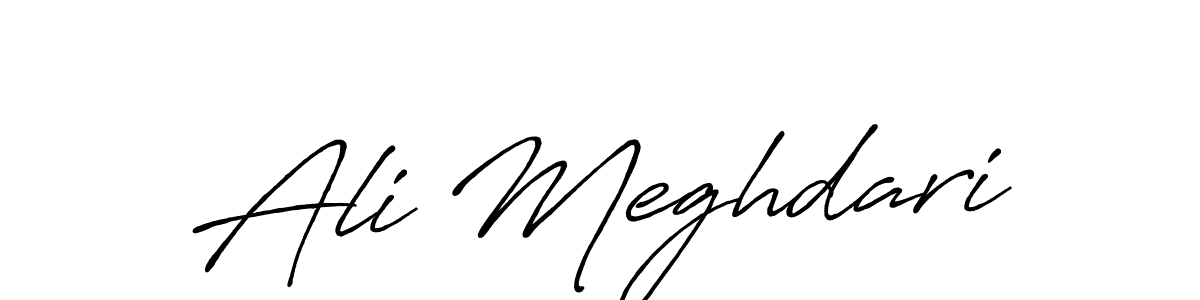 Make a short Ali Meghdari signature style. Manage your documents anywhere anytime using Antro_Vectra_Bolder. Create and add eSignatures, submit forms, share and send files easily. Ali Meghdari signature style 7 images and pictures png
