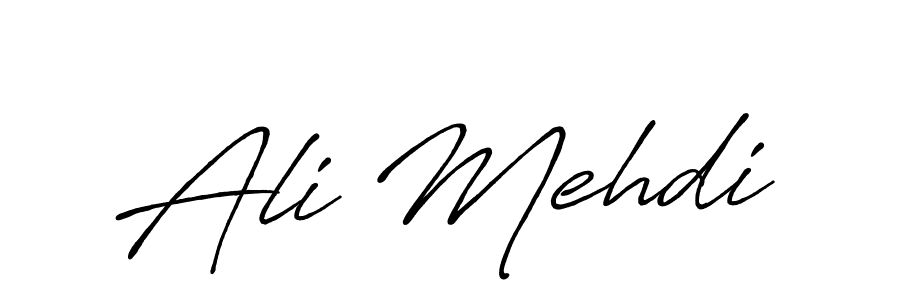 Antro_Vectra_Bolder is a professional signature style that is perfect for those who want to add a touch of class to their signature. It is also a great choice for those who want to make their signature more unique. Get Ali Mehdi name to fancy signature for free. Ali Mehdi signature style 7 images and pictures png