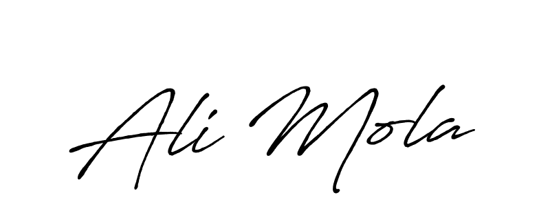 Make a beautiful signature design for name Ali Mola. Use this online signature maker to create a handwritten signature for free. Ali Mola signature style 7 images and pictures png