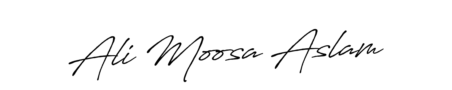 You can use this online signature creator to create a handwritten signature for the name Ali Moosa Aslam. This is the best online autograph maker. Ali Moosa Aslam signature style 7 images and pictures png