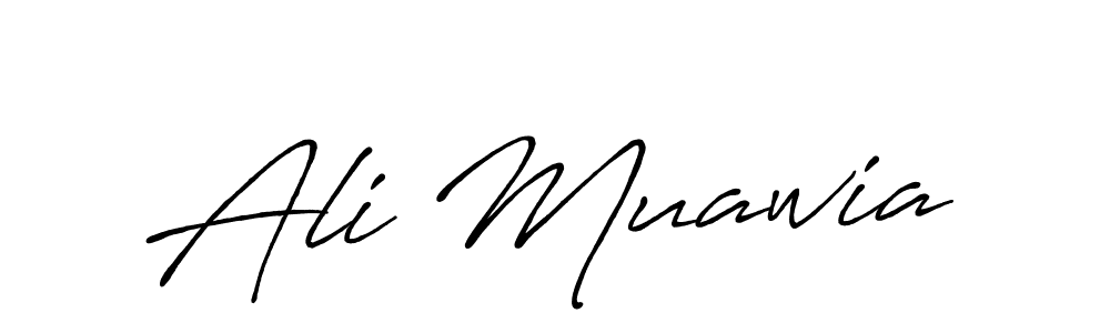 Similarly Antro_Vectra_Bolder is the best handwritten signature design. Signature creator online .You can use it as an online autograph creator for name Ali Muawia. Ali Muawia signature style 7 images and pictures png