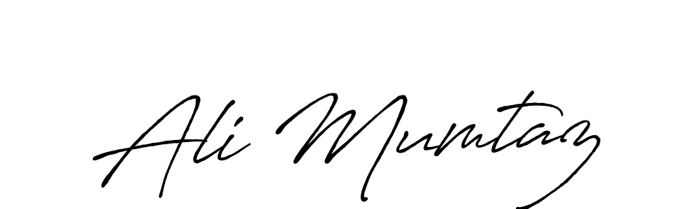 Use a signature maker to create a handwritten signature online. With this signature software, you can design (Antro_Vectra_Bolder) your own signature for name Ali Mumtaz. Ali Mumtaz signature style 7 images and pictures png