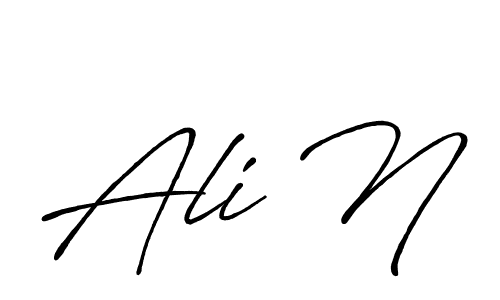 How to Draw Ali N signature style? Antro_Vectra_Bolder is a latest design signature styles for name Ali N. Ali N signature style 7 images and pictures png