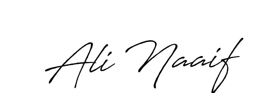 Design your own signature with our free online signature maker. With this signature software, you can create a handwritten (Antro_Vectra_Bolder) signature for name Ali Naaif. Ali Naaif signature style 7 images and pictures png