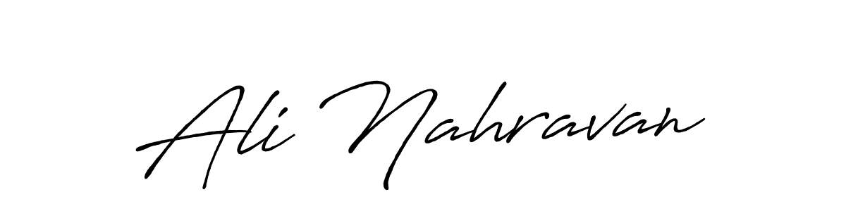 Similarly Antro_Vectra_Bolder is the best handwritten signature design. Signature creator online .You can use it as an online autograph creator for name Ali Nahravan. Ali Nahravan signature style 7 images and pictures png