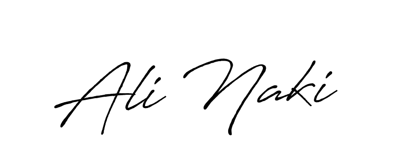 Also You can easily find your signature by using the search form. We will create Ali Naki name handwritten signature images for you free of cost using Antro_Vectra_Bolder sign style. Ali Naki signature style 7 images and pictures png