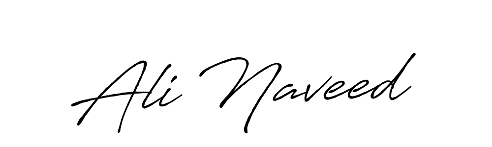 Design your own signature with our free online signature maker. With this signature software, you can create a handwritten (Antro_Vectra_Bolder) signature for name Ali Naveed. Ali Naveed signature style 7 images and pictures png