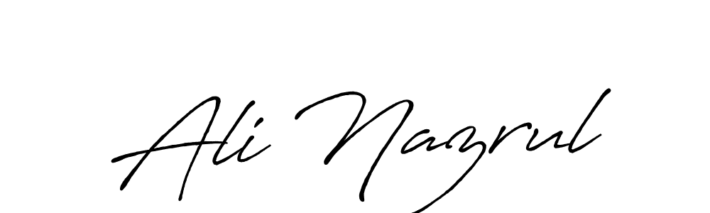 You can use this online signature creator to create a handwritten signature for the name Ali Nazrul. This is the best online autograph maker. Ali Nazrul signature style 7 images and pictures png
