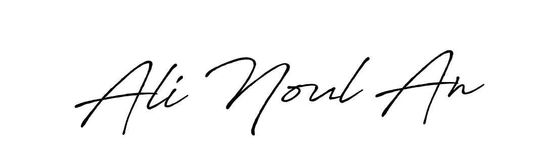 Create a beautiful signature design for name Ali Noul An. With this signature (Antro_Vectra_Bolder) fonts, you can make a handwritten signature for free. Ali Noul An signature style 7 images and pictures png