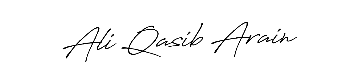 Antro_Vectra_Bolder is a professional signature style that is perfect for those who want to add a touch of class to their signature. It is also a great choice for those who want to make their signature more unique. Get Ali Qasib Arain name to fancy signature for free. Ali Qasib Arain signature style 7 images and pictures png