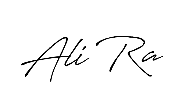How to make Ali Ra signature? Antro_Vectra_Bolder is a professional autograph style. Create handwritten signature for Ali Ra name. Ali Ra signature style 7 images and pictures png