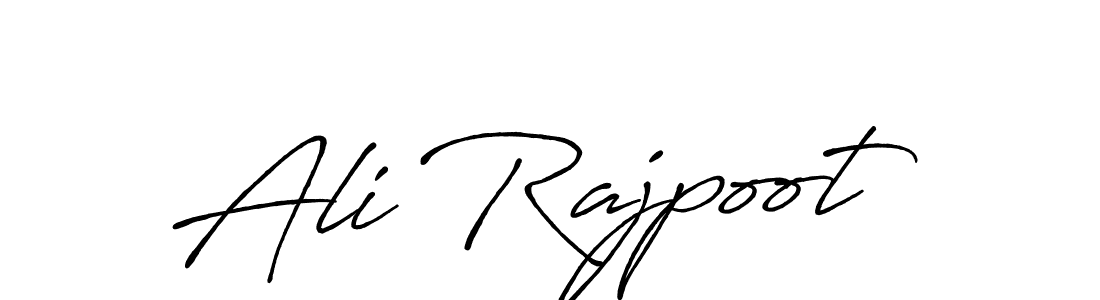 Create a beautiful signature design for name Ali Rajpoot. With this signature (Antro_Vectra_Bolder) fonts, you can make a handwritten signature for free. Ali Rajpoot signature style 7 images and pictures png