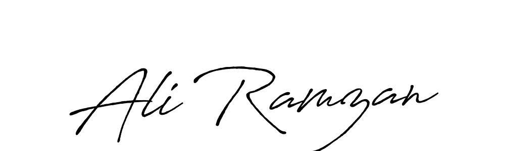 How to make Ali Ramzan signature? Antro_Vectra_Bolder is a professional autograph style. Create handwritten signature for Ali Ramzan name. Ali Ramzan signature style 7 images and pictures png